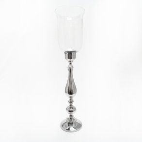 HURRICANELAMPE TIL LYS FORNIKLET STOR (N)